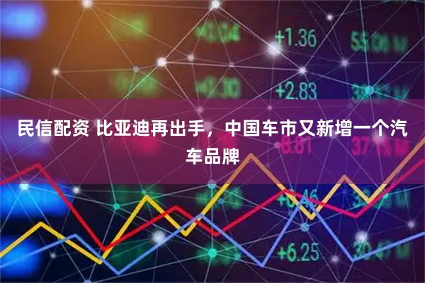 民信配资 比亚迪再出手,中国车市又新增一个汽车品牌